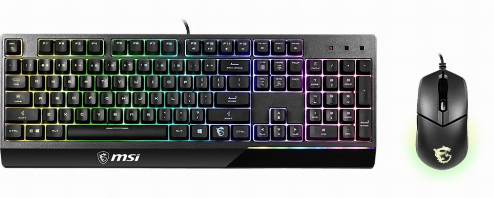 MSI Vigor GK30 Keyboard and Clutch GM11 Mouse Combo Pack